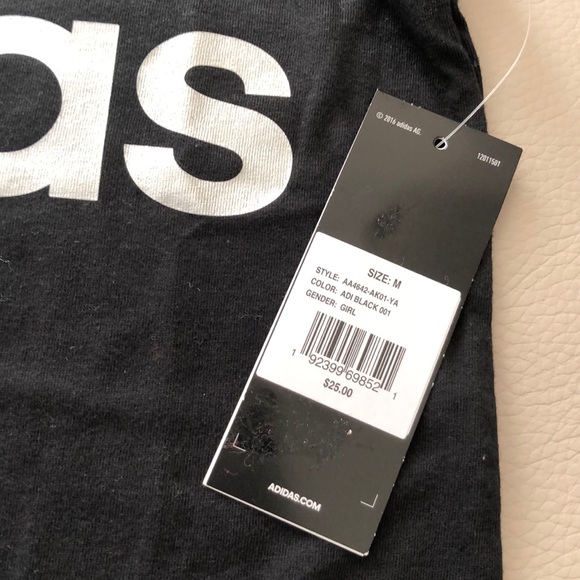 NEW Girls Adidas T-shirt - Picture 2 of 2